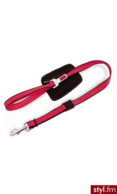 PATENTO PET DOG CONTROL PREMIUM SMYCZ 70-100CM - CZERWONA - Psy Zwierzaki