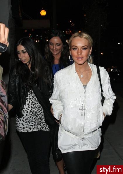 Lindsay Lohan and Courtenay Semel - Moda uliczna Inne Moda