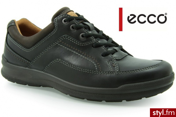 Ecco PÓŁBUTY REMOTE BLACK - Półbuty Buty Moda
