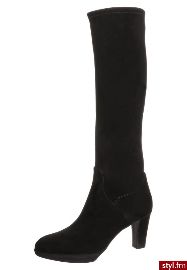Fratelli Rossetti Kozaki  czarny - Kozaki Buty Moda
