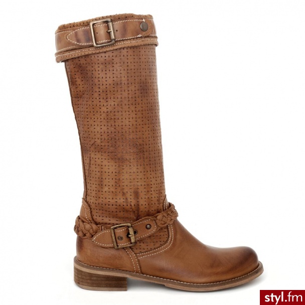 Venezia KOZAKI AŻUROWE 2074 SAV CAME - Kozaki Buty Moda