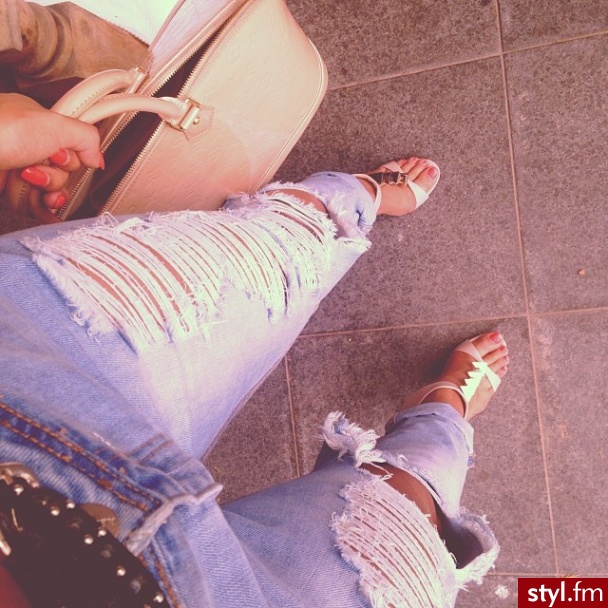 Jeansy Spodnie Moda