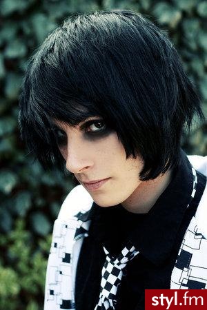 EMO Alternatywne Średnie Fryzury