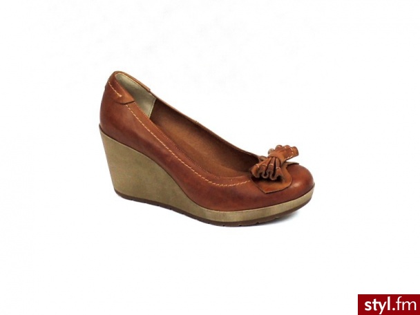 Lemar Czółenka na koturnie 1470712D - Czółenka Buty Moda