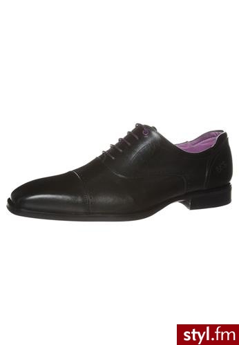 BKR TOSA Oksfordki czarny (B819) - Pozostałe Buty Moda