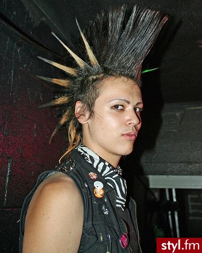Punk Rock Alternatywne Średnie Fryzury
