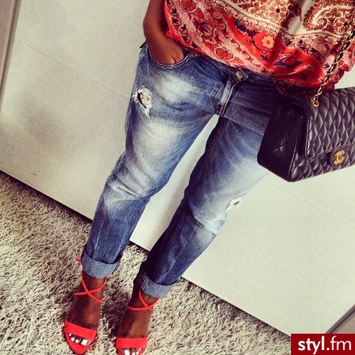 Jeansy Spodnie Moda