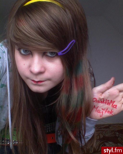 tez panterka^^ - EMO Alternatywne Średnie Fryzury