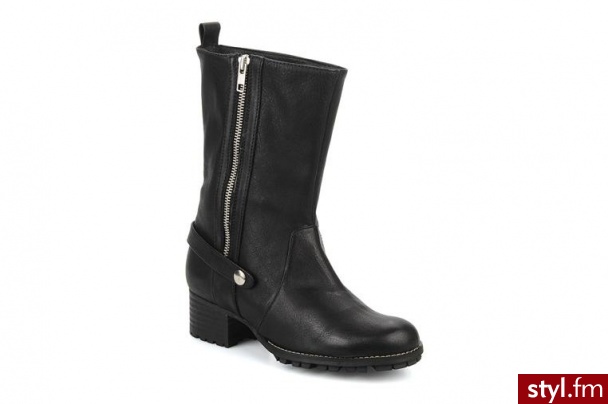 Emma Go PÓŁBUTY I BOTKI WALKER BY EMMA GO (Czarny) - Botki Buty Moda