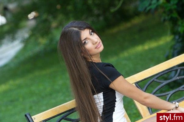 Brązowe Rozpuszczone Proste Na co dzień Długie Fryzury