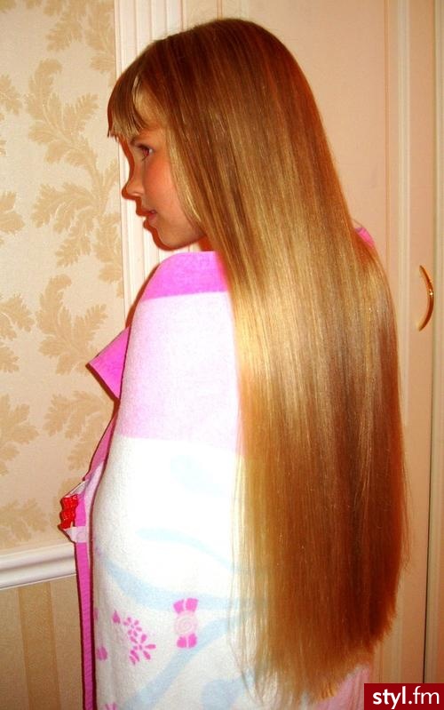 Blond Rozpuszczone Proste Na co dzień Długie Fryzury