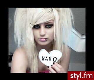 EMO Alternatywne Średnie Fryzury