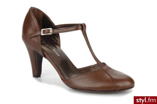 Georgia Rose CZÓŁENKA VANAM BY GEORGIA ROSE (Brązowy) - Czółenka Buty Moda