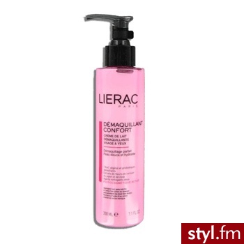 LIERAC DEMAQUILLANT CONFORT KREMOWE mlECzKO DO DEMAKIJAŻU TWARz I OCzY 200 ml - Emu Buty Moda