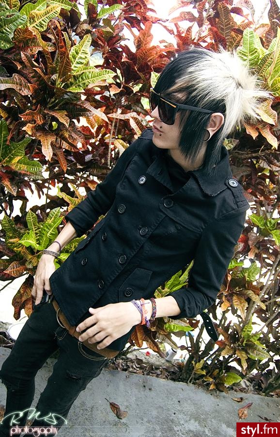 EMO Alternatywne Średnie Fryzury