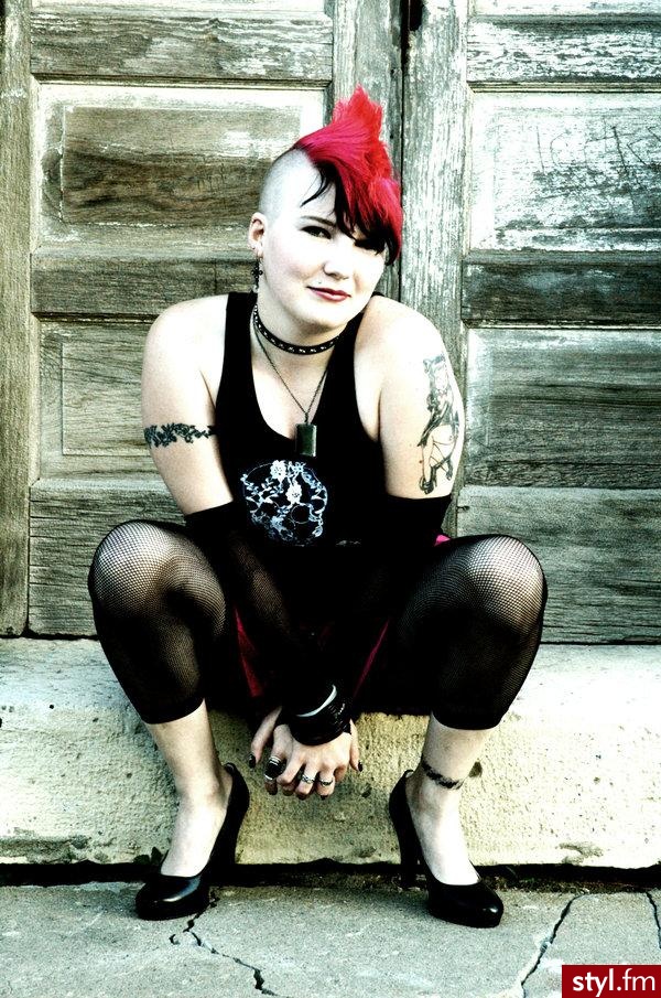 Punk Rock Alternatywne Średnie Fryzury