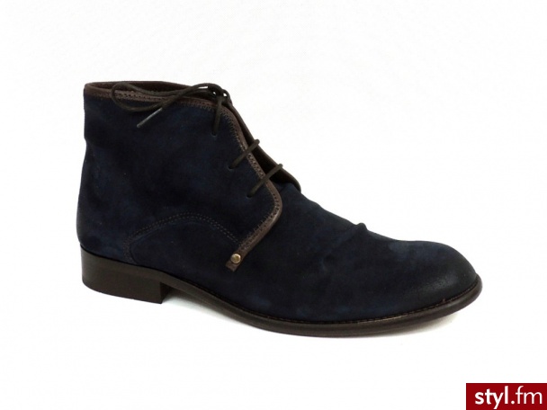 FLY London Botki męskie 0480193M - Botki Buty Moda