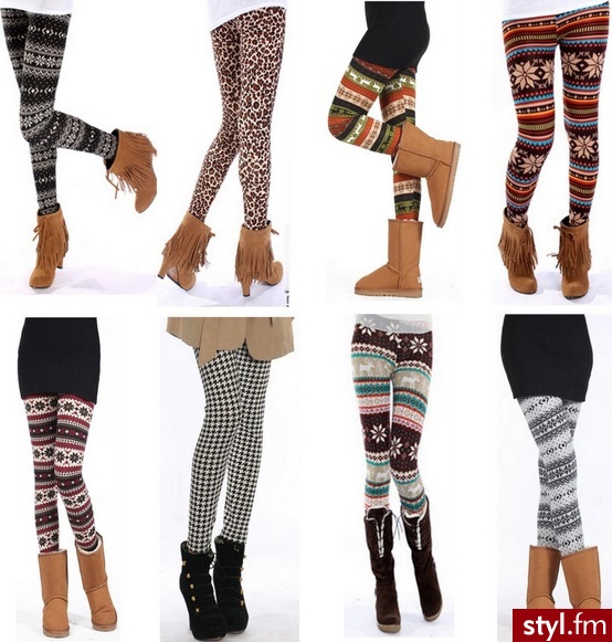 Leginsy norweskie *_* - Leginsy Spodnie Moda