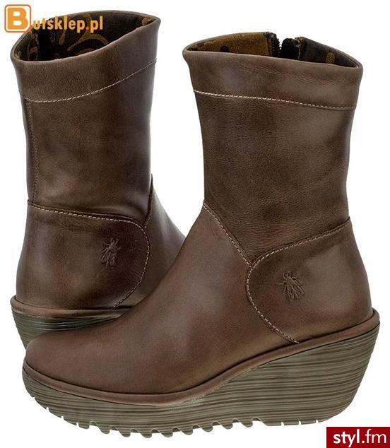 FLY London buty Yari Rug Dark Grey (P500339011) - Koturny Buty Moda
