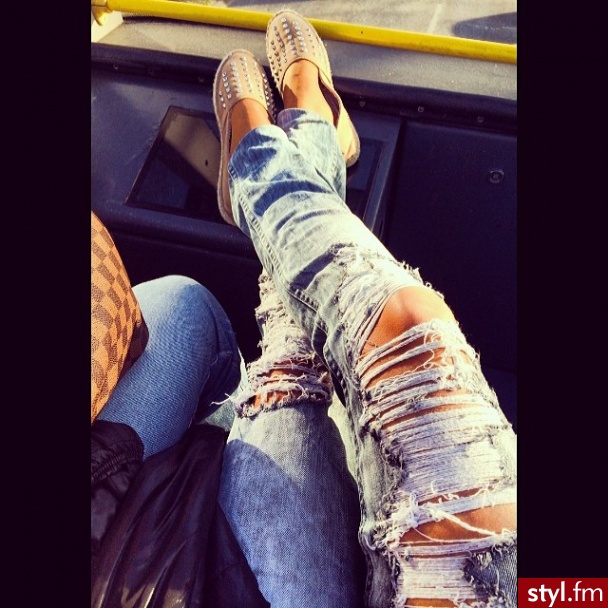 Jeansy Spodnie Moda