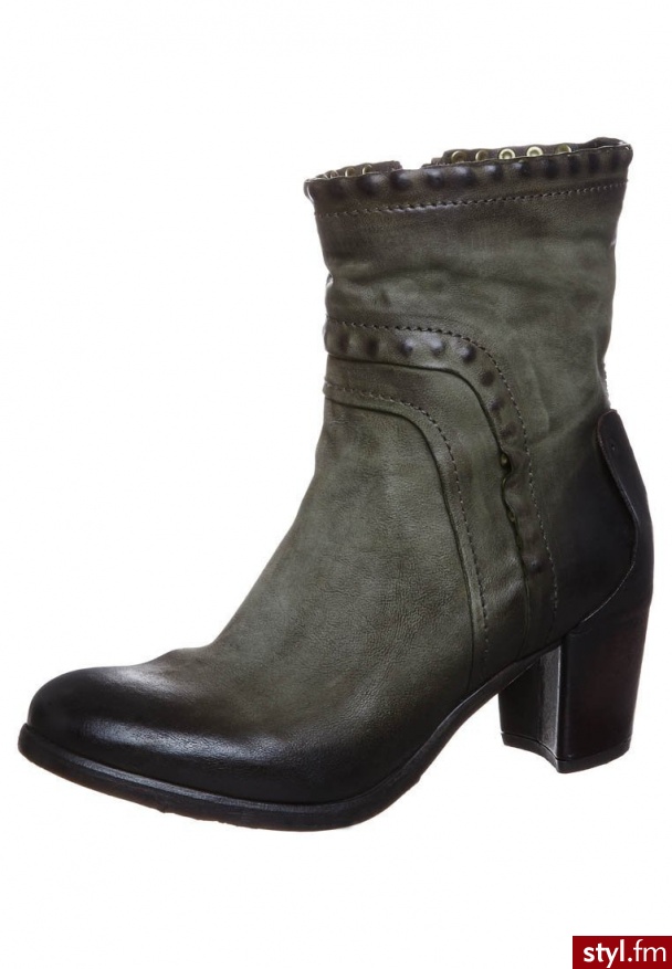 Airstep Botki Zielony - Botki Buty Moda