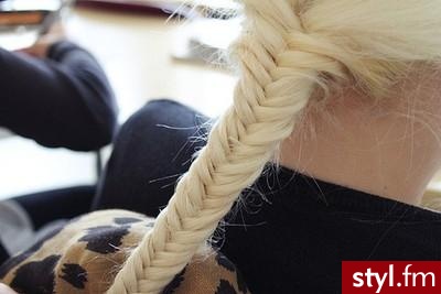 Blond Warkocze Proste Na co dzień Długie Fryzury