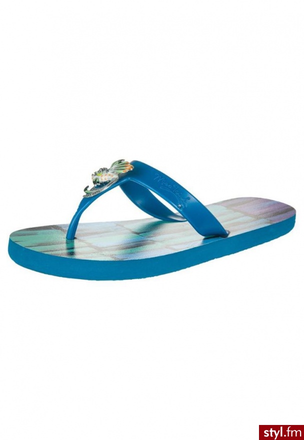 Miss Trish FISH Japonki kąpielowe niebieski (MTR13-100) - Klapki Buty Moda