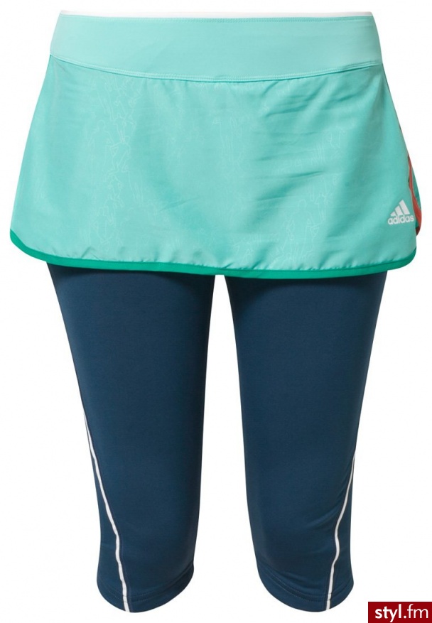 adidas Performance Rajstopy zielony z08217 - Leginsy Spodnie Moda