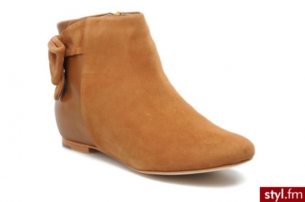 Kat Maconie PÓŁBUTY I BOTKI FLORA BY KAT MACONIE (Beżowy) - Botki Buty Moda