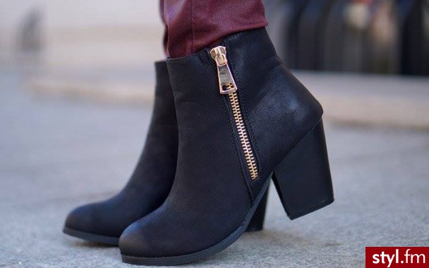 Klasyczne botki z suwakiem ! <3 - Botki Buty Moda