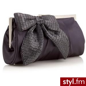 Monsoon Accessorize - Bugle Bead Bow Satin Clutch - Polyvore. Pobrano ze strony: http://www.polyvore.com/monsoon_accessorize_bugle_bead_bow/thing?id=10553243 - Pozostałe Torebki Moda
