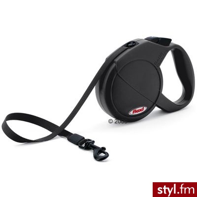 Smycz dla psa Flexi Classic Compact Medium - 5 m - Czarna - Psy Zwierzaki