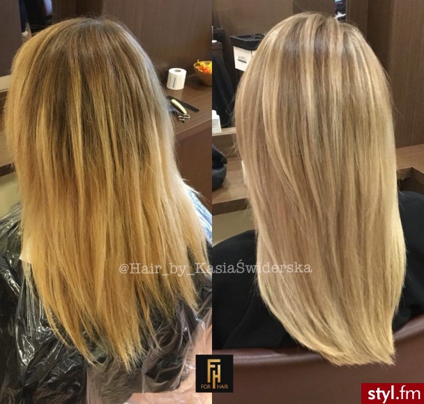 http://forhairsobieski.pl/ SOMBRE OLAPLEX WARSZAWA DOBRY FRYZJER - Blond Rozpuszczone Proste Na co dzień Długie Fryzury