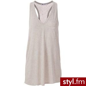 T BY ALEXANDER WANG NM01T05 OATMEAL RAYON - - Polyvore. Pobrano ze strony: http://www.polyvore.com/alexander_wang_nm01t05_oatmeal_rayon/thing?id=22884317#1298918577848 - Pozostałe Ciuchy Moda