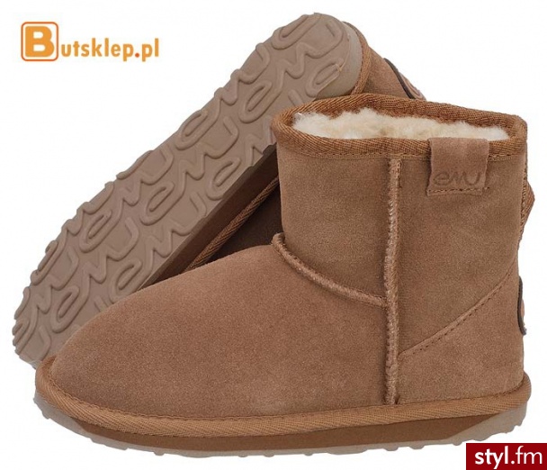 EMU Australia buty Wallaby Mini Kids Chestnut (K10103) - Emu Buty Moda