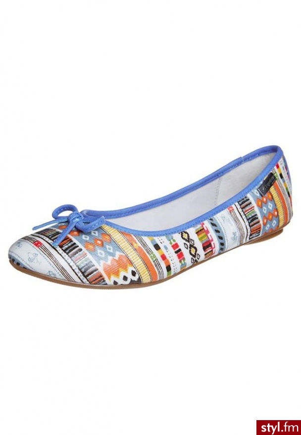 Les Tropéziennes par M Belarbi CAJUN Baleriny niebieski - Balerinki Buty Moda