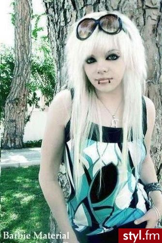 EMO Alternatywne Średnie Fryzury