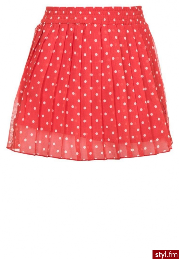 Name it HANDRA Spódnica plisowana czerwony (13084560) - Pozostałe Spódnice Moda