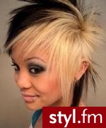 EMO Alternatywne Średnie Fryzury