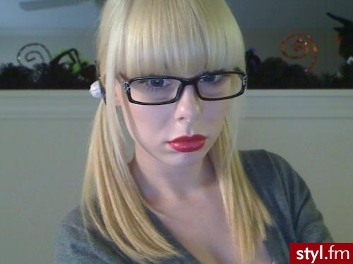 Blond Rozpuszczone Proste z grzywką Na co dzień Długie Fryzury