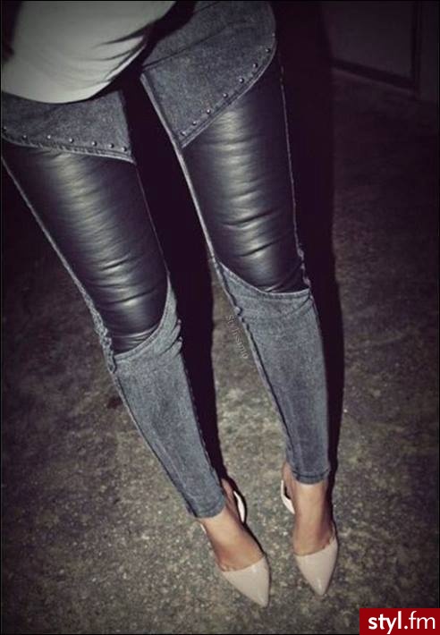 Jeansy Spodnie Moda