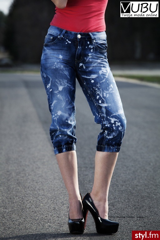 Jeansy Spodnie Moda