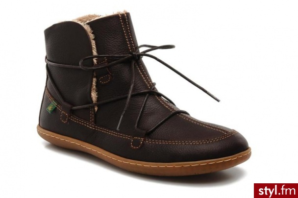 El Naturalista PÓŁBUTY I BOTKI VIAJERO N°265 W BY EL NATURALISTA (Brązowy) - Botki Buty Moda