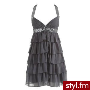 Women\\\'s Lipsy Harness Beaded Ruffle Dress Online via Style C... - Polyvore. Pobrano ze strony: http://www.polyvore.com/womens_lipsy_harness_beaded_ruffle/thing?id=15753134 - Pozostałe Ciuchy Moda