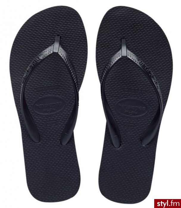 Havaianas HIGH LIGHT BLACK - Klapki Buty Moda