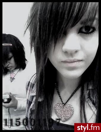 EMO Alternatywne Średnie Fryzury