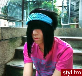 emo fryzura - EMO Alternatywne Średnie Fryzury