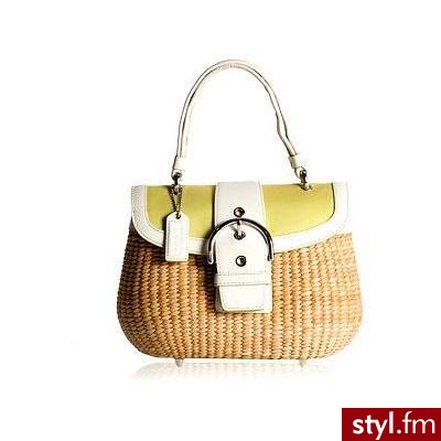 Coach Straw Satchel Handbag - Polyvore. Pobrano ze strony: http://www.polyvore.com/coach_straw_satchel_handbag/thing?id=18113559 - Pozostałe Torebki Moda