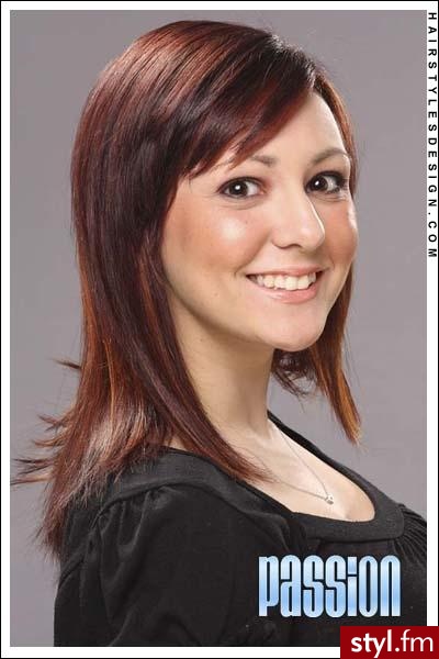 Średnie Fryzury