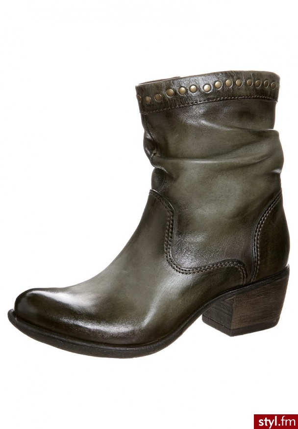 MJUS Botki oliwka (624205-3010) - Botki Buty Moda